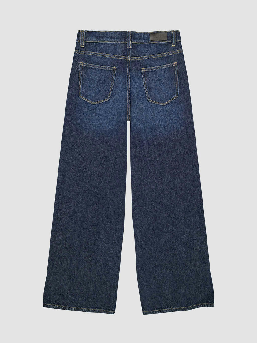 Lily Wide Leg Jeans | Deep Water