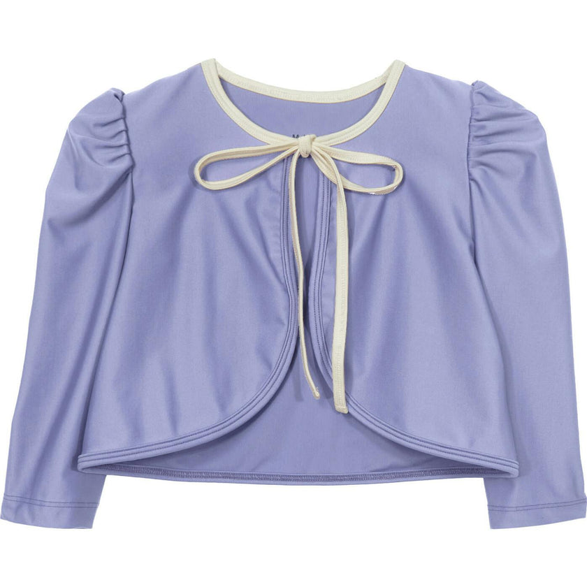 Mipounet SS26 Noélie, Swim Cardigan (ecru/mauve)