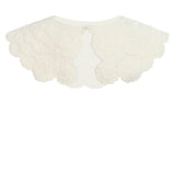White Floral Lace Stole
