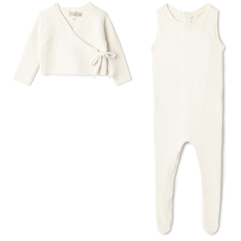 Onesie Cardigan Set Blue