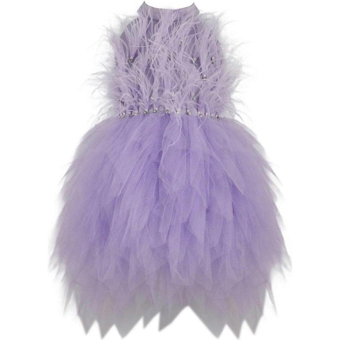 Lavender Haze Feather Dress