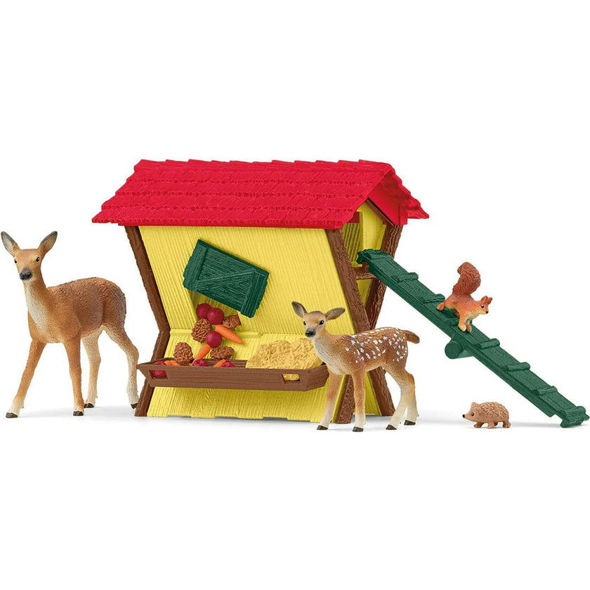 Schleich Farm World: Feeding The Forest Animals - Figurine Playset