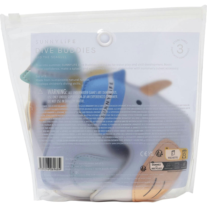 Dive Buddies: Sid The Seagull - 3pk