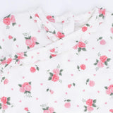 Pink Rosettes - Kimono Gown & Knot Headband