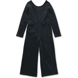 Just for Kicks Velour Jumpsuit, Black
