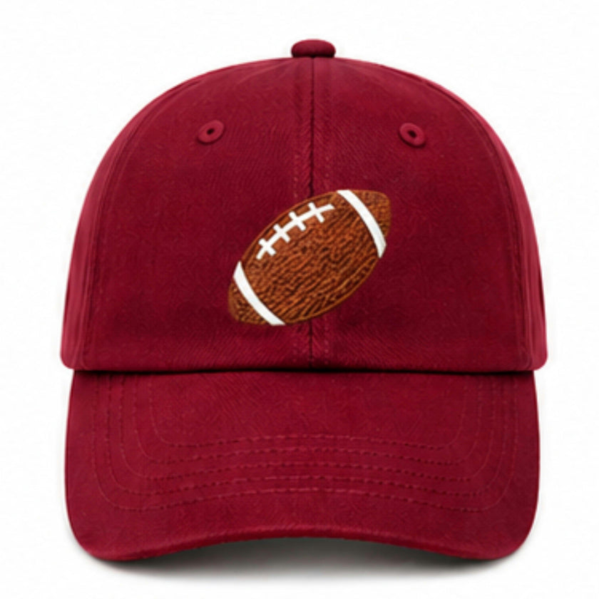 Football Bow Baseball Hat