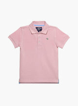 Harry Piqué Polo in Pink