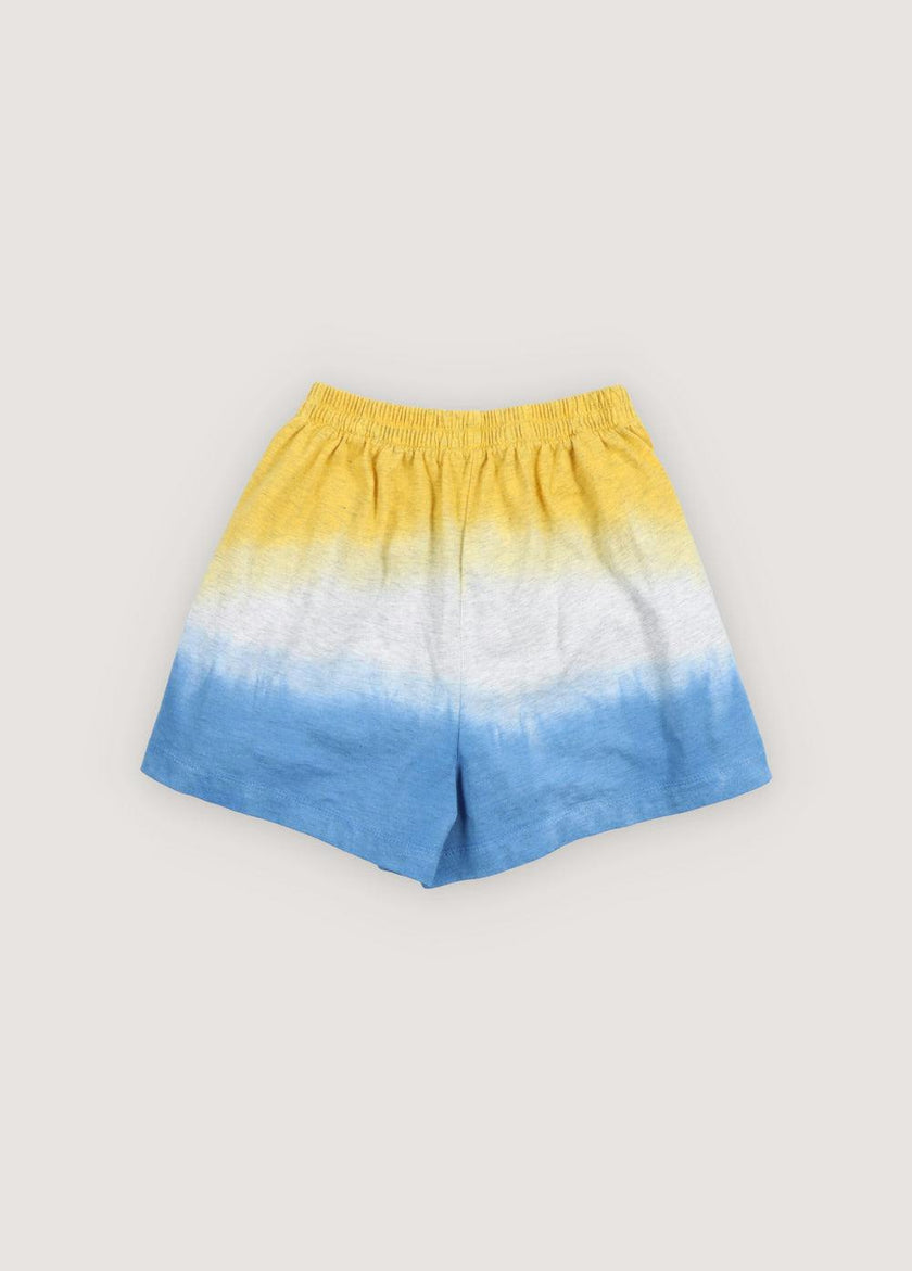 Tie Dye Short Mimosa Yellow