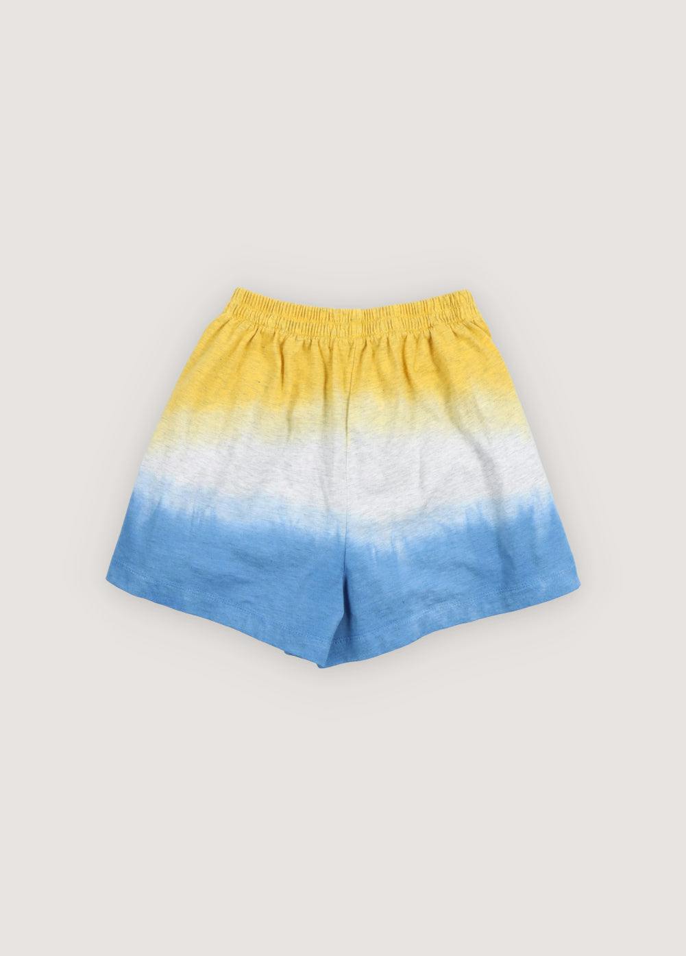 Tie Dye Short Mimosa Yellow