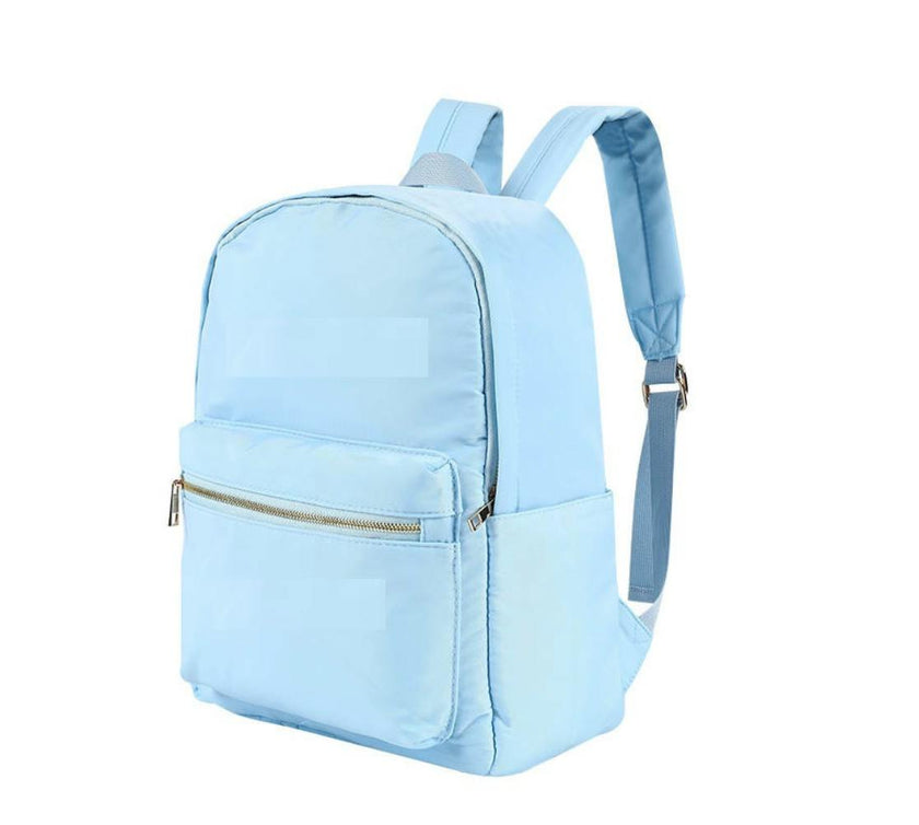 Classic Nylon Backpack – Custom Embroidered Script
