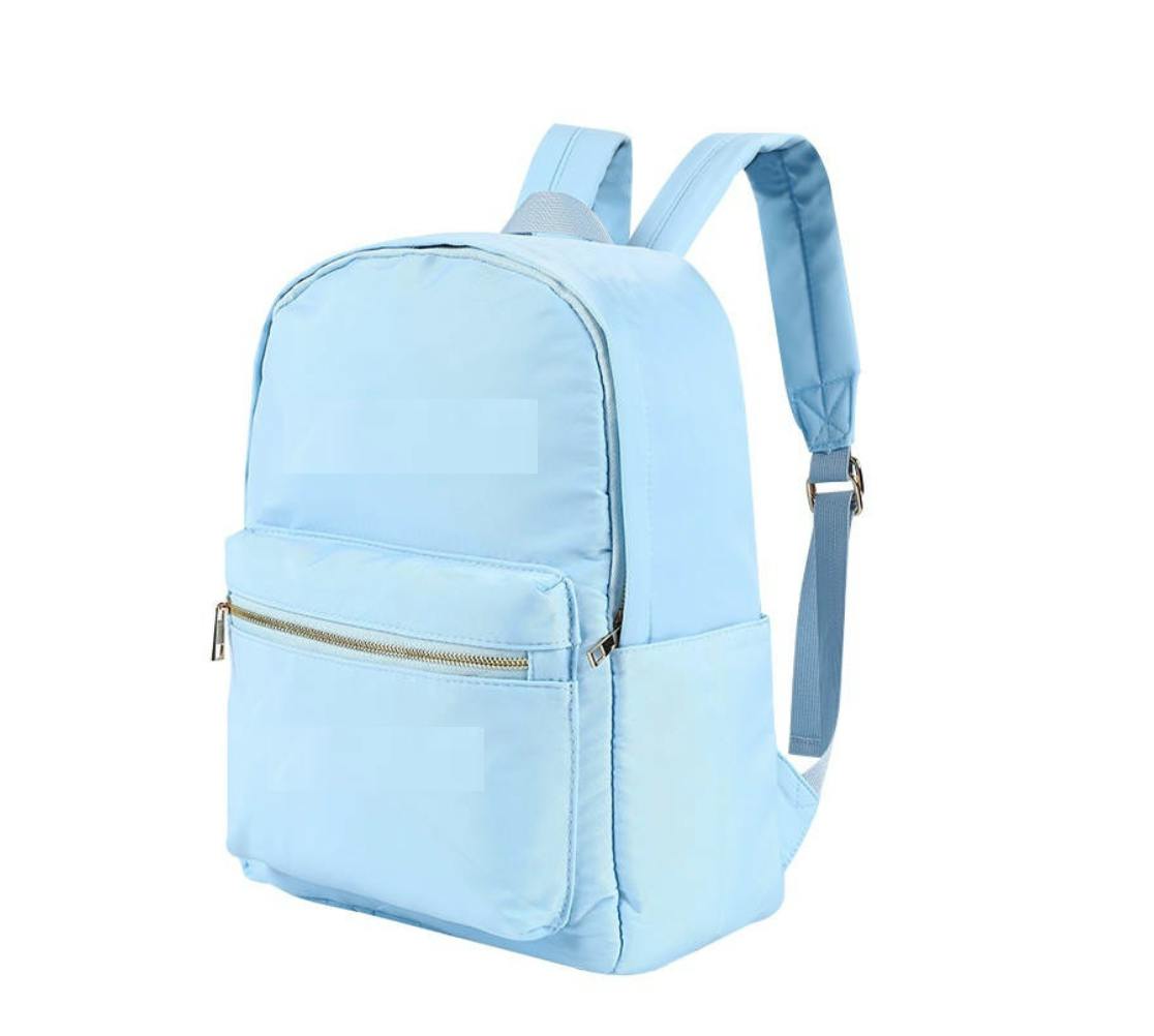 Classic Nylon Backpack – Custom Embroidered Script