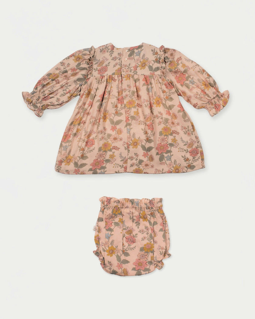 Lottie Baby Dress & Bloomer Set - Bloom
