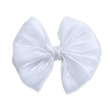 Multicolor Satin Bow Clip Set