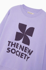 TNS Logo Woman Sweatshirt Violet Tulip