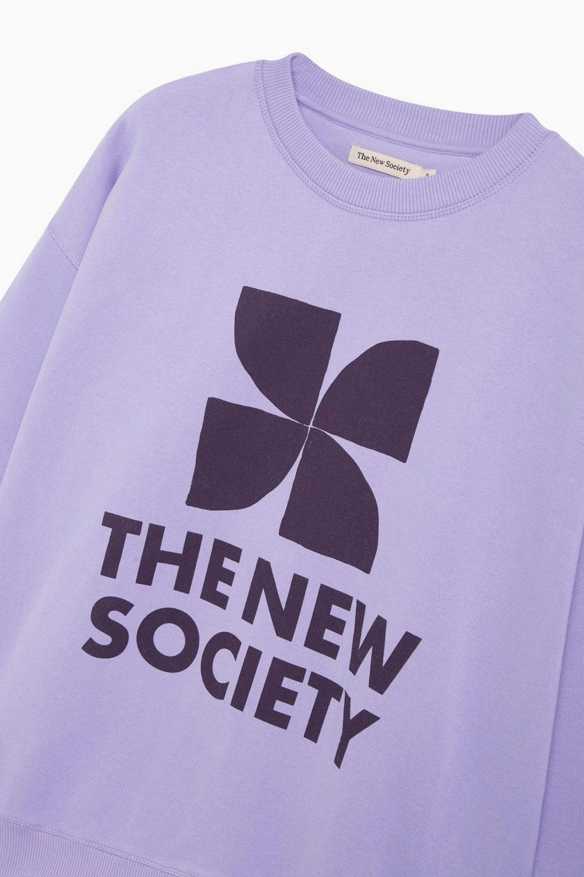 TNS Logo Woman Sweatshirt Violet Tulip