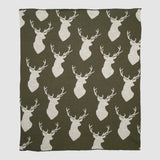 Cotton Sustainable Knit Throw Blanket | Oh Deer
