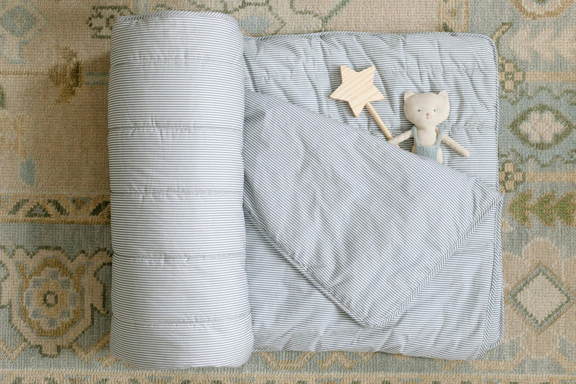 Organic Toddler Nap Roll-N-Rest Mat Set
