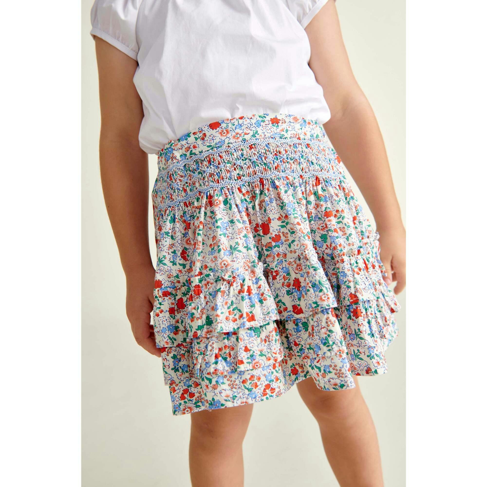 Hand-Smocked Ruffle Skirt Nancy