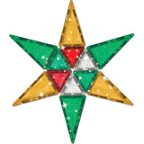 Crayola Holiday Glitter Mini PIP Magnetic Tiles 27-Piece