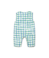 Window Pane Print Overalls