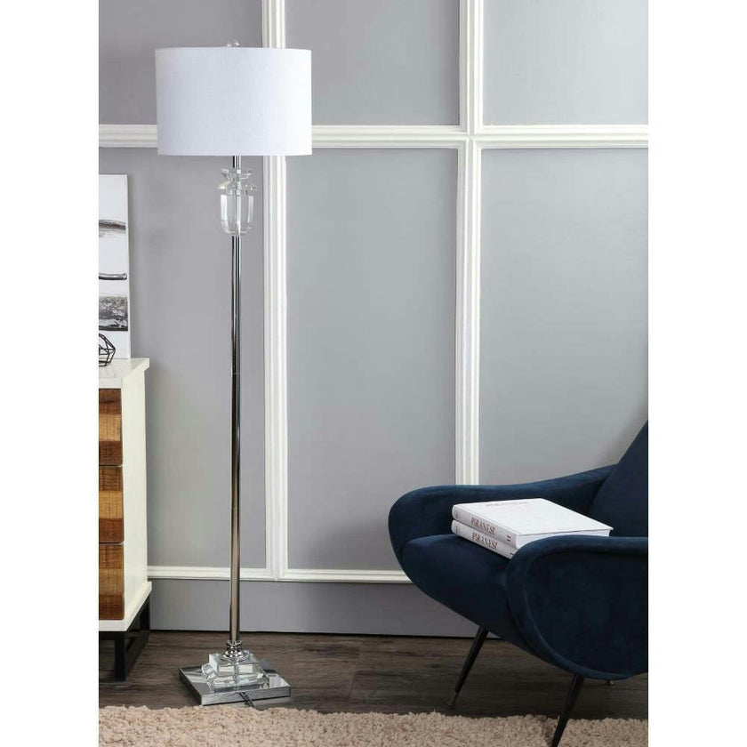 Aria 63" Crystal/Metal LED Floor Lamp
