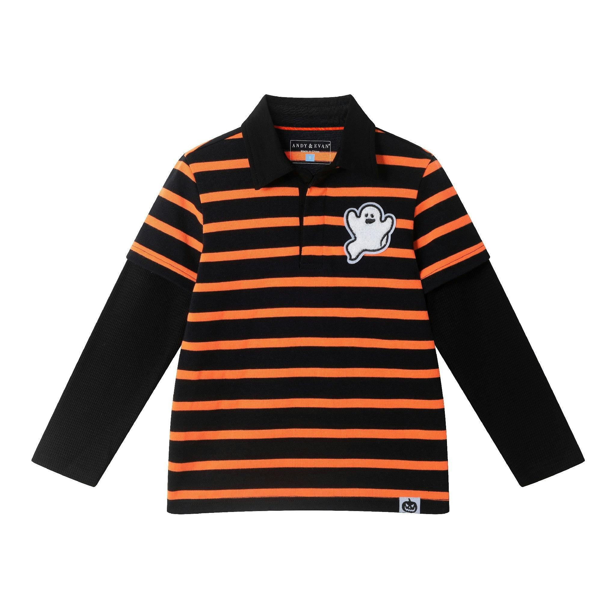 Kids Halloween Rugby Polo