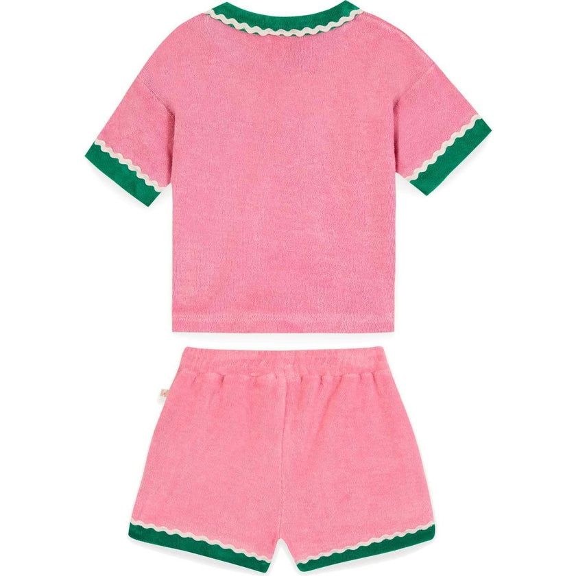 BONTON Livia Terry Baby Set - Rose Fiesta