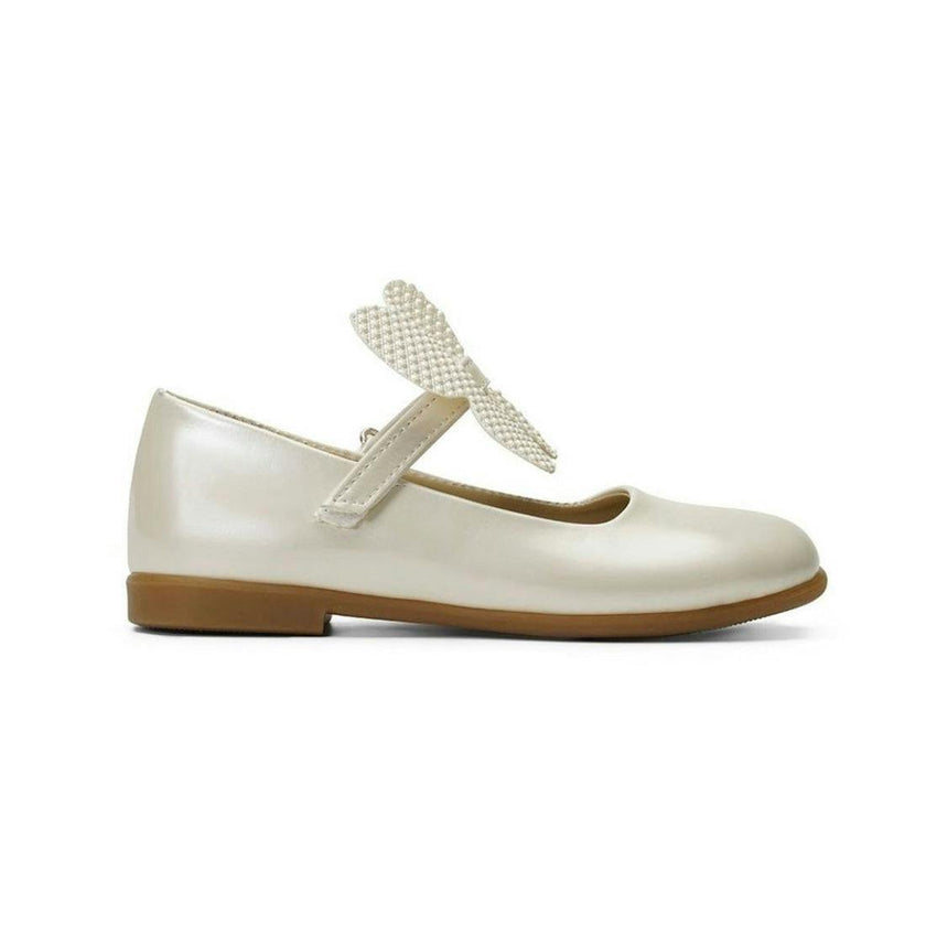 White Shoes With Butterfly
