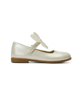White Shoes With Butterfly