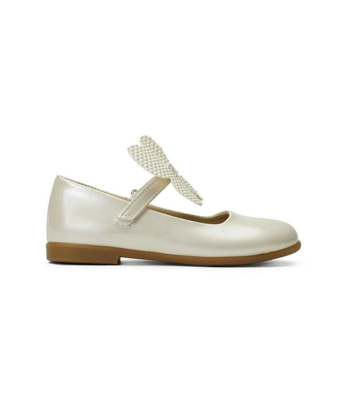 White Shoes With Butterfly