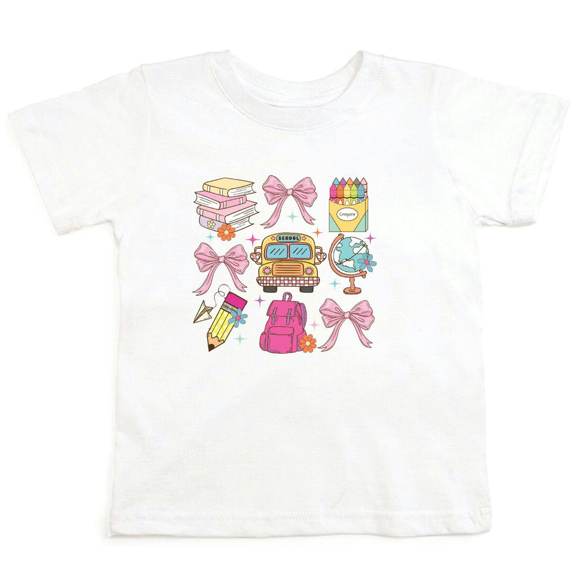 Coquette School Doodle Short Sleeve T-Shirt