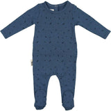 Elegant Leaves Footie and Beanie Set