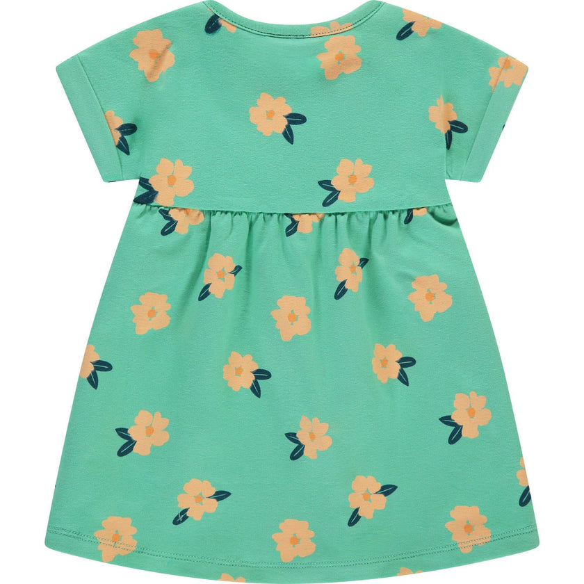 Floral Print Short Sleeve Dress