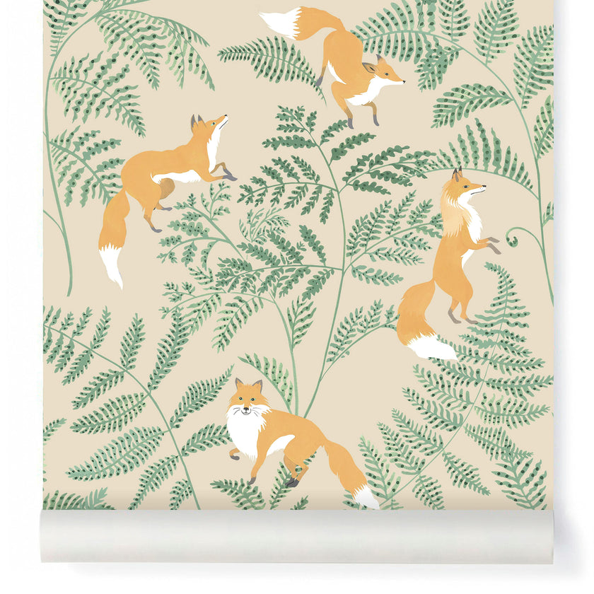 Wallpaper KITSUNE color Beige
