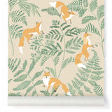 Papier peint KITSUNE coloris Beige