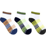 Cool Runner 3-Pack Quarter Socks in White for Toddlers and Kids