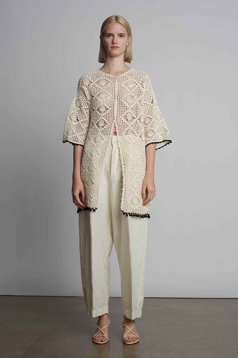 VIOLET CROCHET COVER UP | IVORY