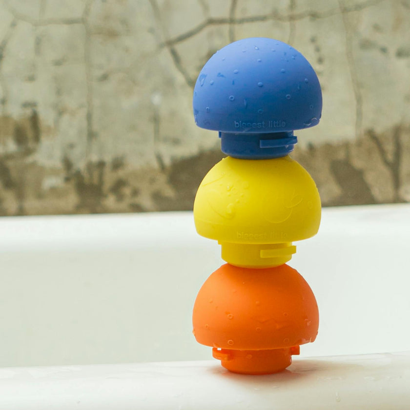All-in-One Baby Ball Set of 2 for Sensory Bath & Play