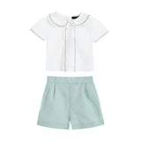Light Green Shorts Set