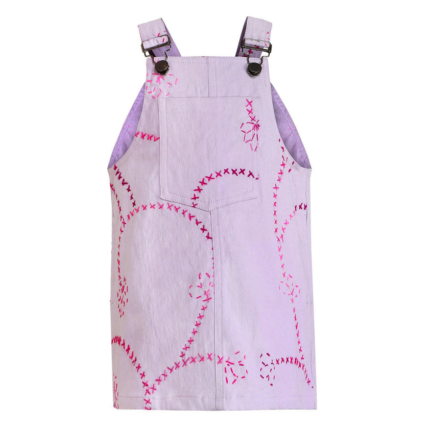 Lavender Color Jardin Denim Jumper
