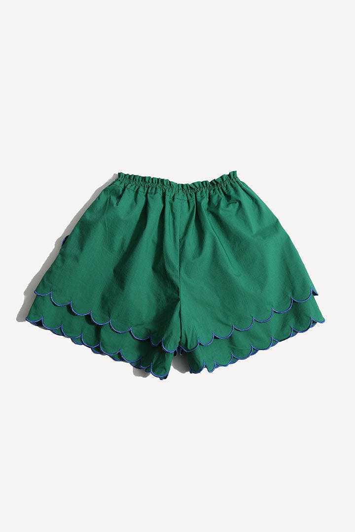 LAUREL SCALLOPED SUMMER SHORTS