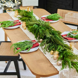 Real Touch Winter Greenery with Cypress, Norfolk & Pine Christmas Long Centerpiece Table Large Runner Swag
