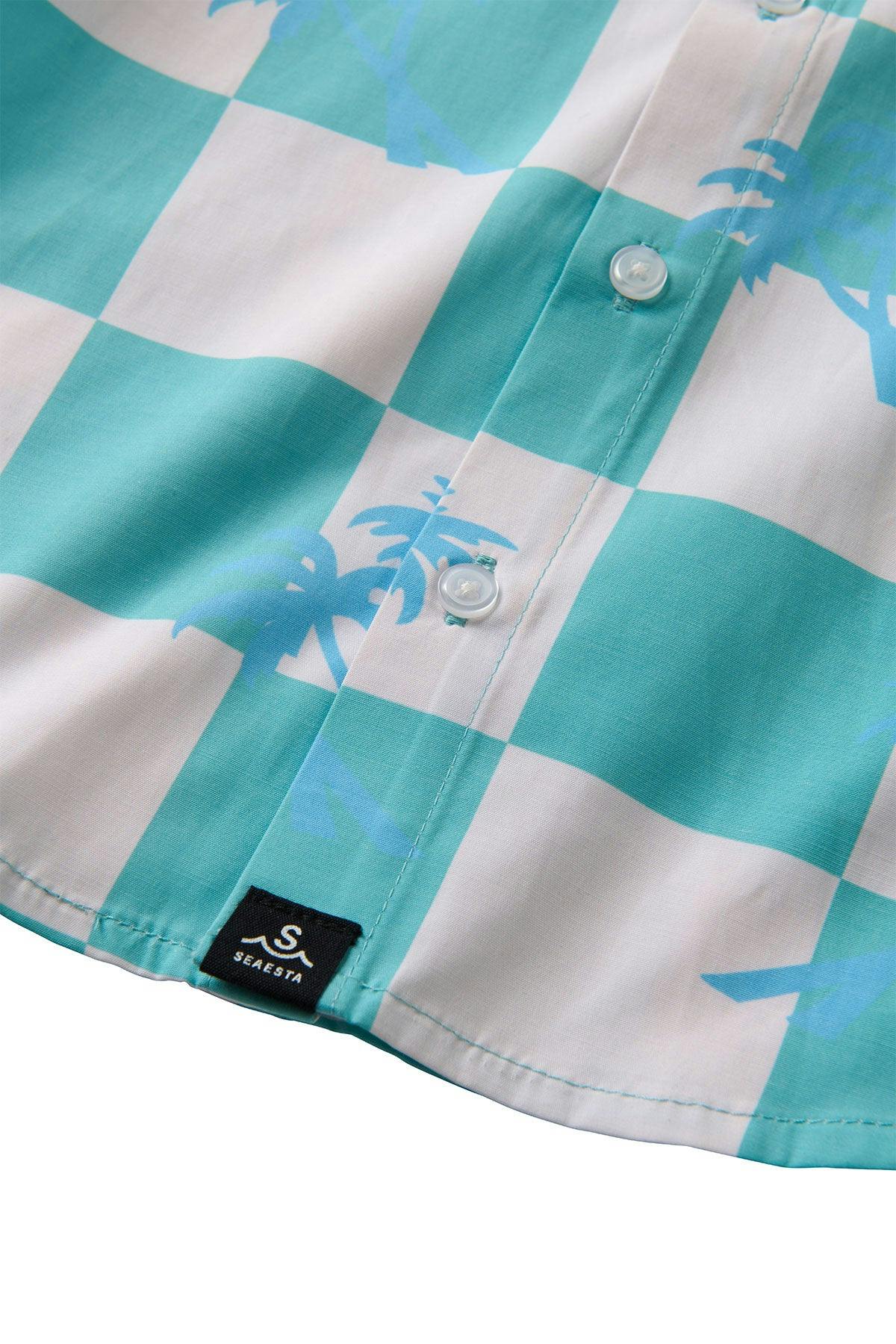 Tropical Button Up Shirt / Youth / Denim