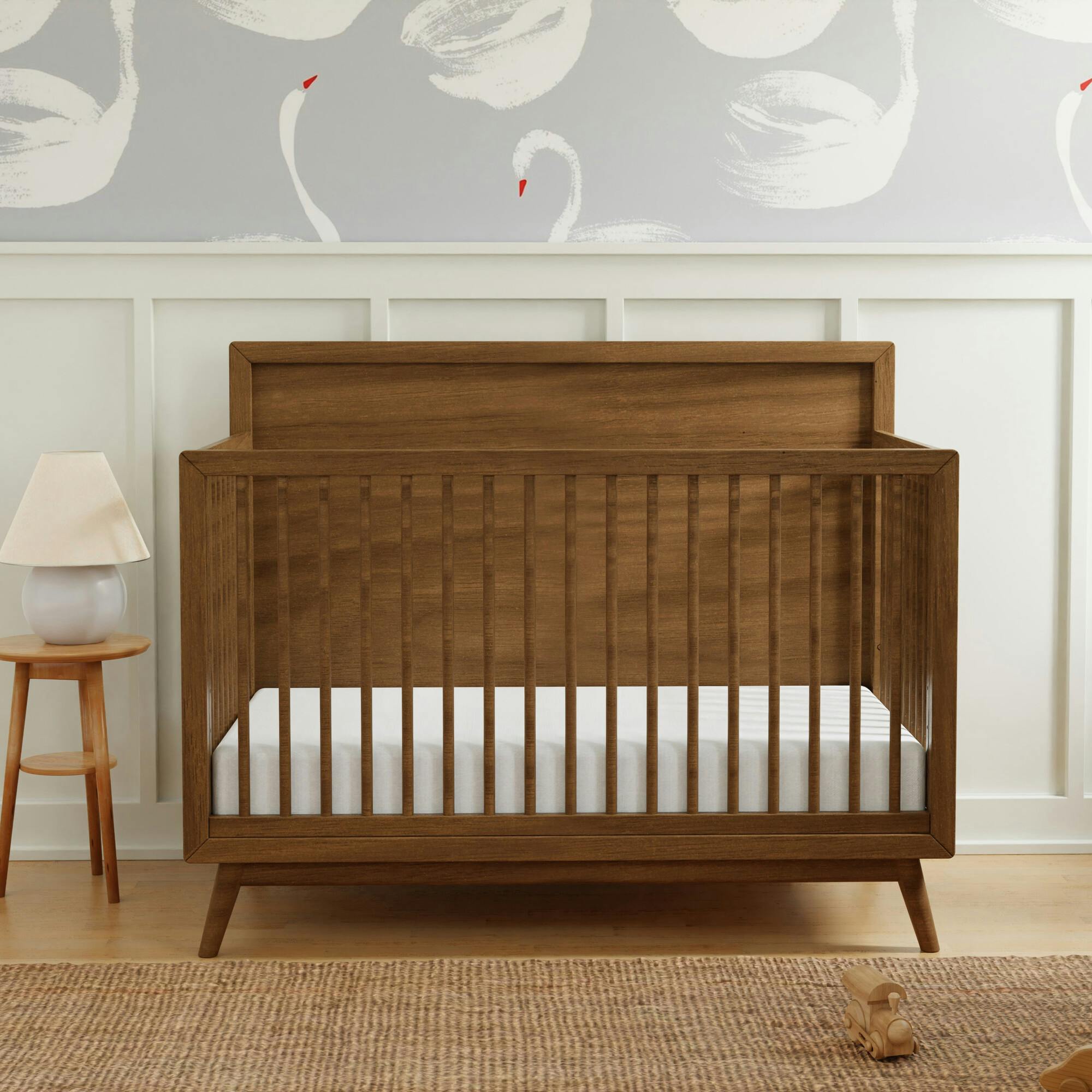 Palma 4-In-1 Convertible Crib With Toddler Bed Conversion Kit