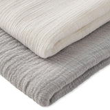 SWOON 2-Pack Crinkle Muslin Baby Swaddle Blanket