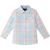 Kids Bright Pastel Multi Check Buttondown