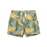 Baby Boys Swim Trunk - Green Banana Leaves