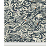 Papier peint Zebra coloris encre