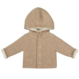 LES LUTINS Vivien Cashmere Jacket - Hazelnut
