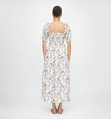The Scarlett Nap Dress - Pink Scallop Bow Chintz